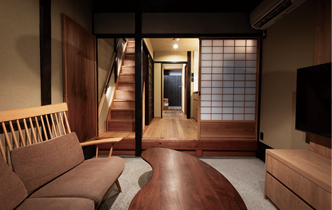 一棟貸し切りで3人まで宿泊可能