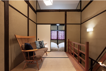 手を加えずそのまま残した2階部分